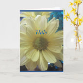 Hallo Zomer FLoral Kaart (Gele Bloem)