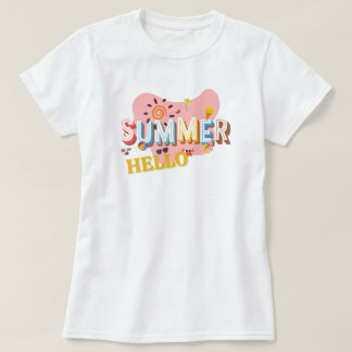 Hallo Zomer Fun T-Shirt Strand"