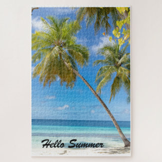 Hallo Zomer, Ga de zomer in met een strandtwist Legpuzzel