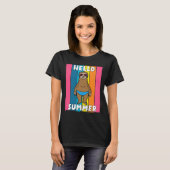 Hallo Zomer Grappig luiaard T-shirt (Voorkant volledig)