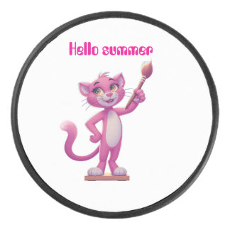 Hallo zomer hockey puck