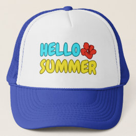 Hallo Zomer Hoed Trucker Pet
