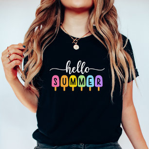 Hallo Zomer Ijslolly; Helder & Leuk Seizoensgebond T-shirt