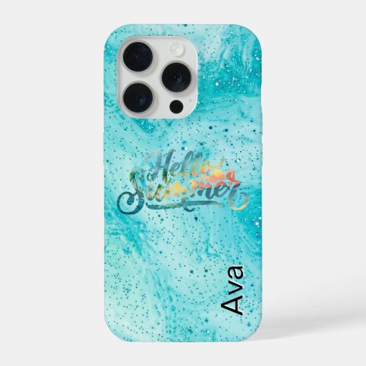 Hallo Zomer iPhone Hoesje (Achterkant)