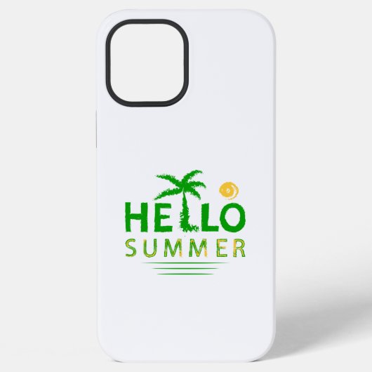 Hallo Zomer iPhone Hoesje (Achterkant)