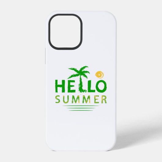 Hallo Zomer iPhone Hoesje (Achterkant)