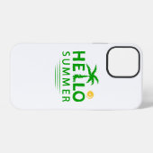 Hallo Zomer iPhone Hoesje (Achterkant horizontaal)
