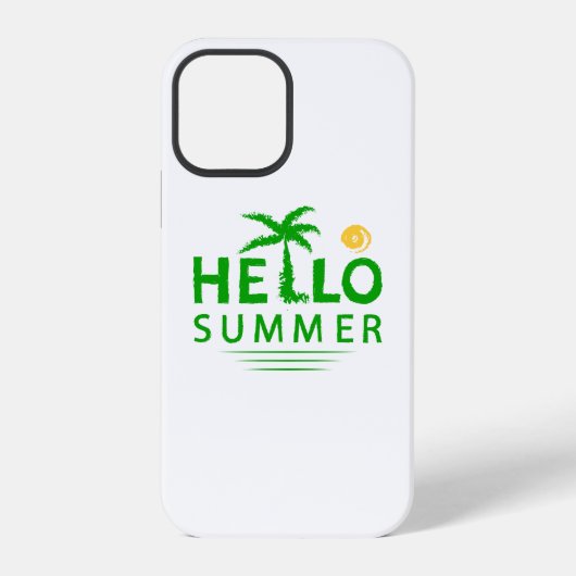 Hallo Zomer iPhone Hoesje (Achterkant)