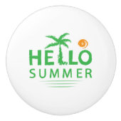 Hallo Zomer Keramische Knop (Voorkant)