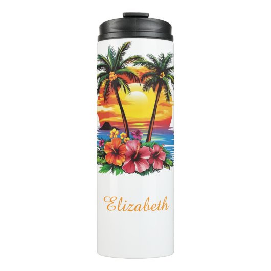 Hallo Zomer kinder Drinken Kind Thermosbeker (Voorkant)