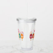 Hallo zomer | Kleurrijk ijsje Acryl Drinkbeker (Rechts)