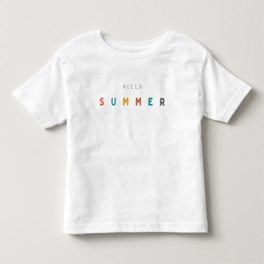 hallo zomer. Kleuter T-shirt (Voorkant)
