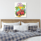 Hallo Zomer Kunstwerk 2024 Canvas Afdruk (Insitu (Slaapkamer))