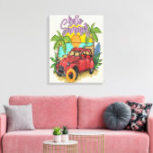 Hallo Zomer Kunstwerk 2024 Canvas Afdruk (Insitu (Woonkamer))