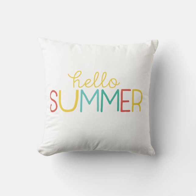 Hallo Zomer Kussen (Voorkant)