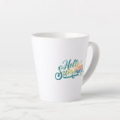 Hallo Zomer Latte Mok (Rechterhoek)
