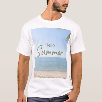 Hallo Zomer Mannen T-shirt
