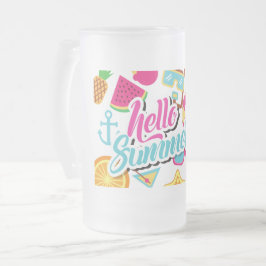 Hallo Zomer Matglazen Bierpul Matglas Bierpul