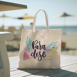 hallo zomer met Flamingo Tropical Canvas tas