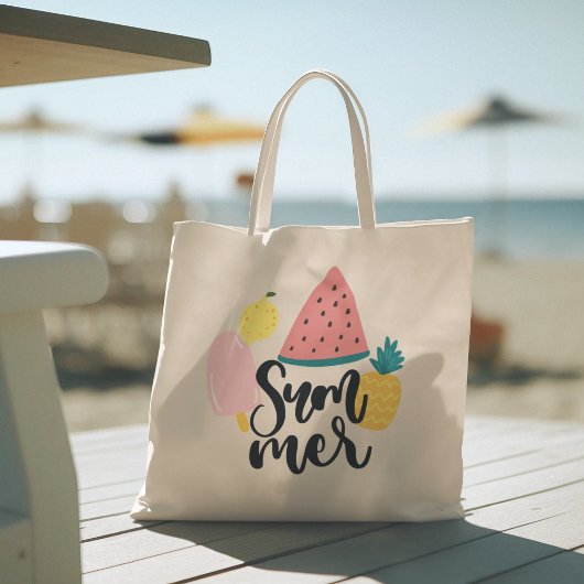 hallo zomer met Flamingo Tropical Canvas tas