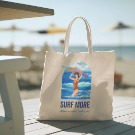 hallo zomer met typografie tropische Canvas tas