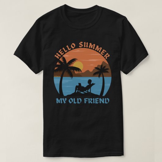 hallo ZOMER MIJN OUDE VRIEND T-shirt (Design voorkant)