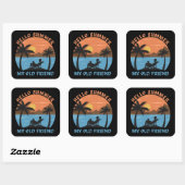 hallo ZOMER MIJN OUDE VRIEND Vierkante Sticker (Vel)