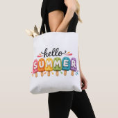 Hallo Zomer Nepgaren Ontwerp Tote Bag (Dichtbij)