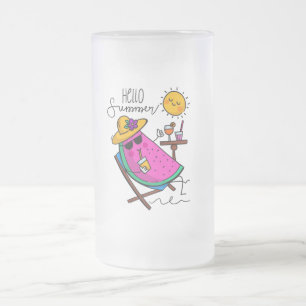 hallo Zomer-ontluchting Watermeloen Matglas Bierpul