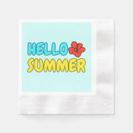 Hallo Zomer Papieren Servetten