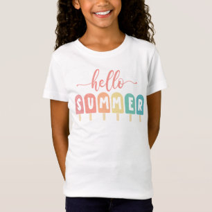 hallo "zomer" pastel vakantie cadeau t-shirt