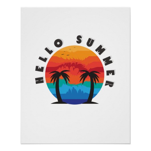 Hallo Zomer Perfect Poster (Voorkant)