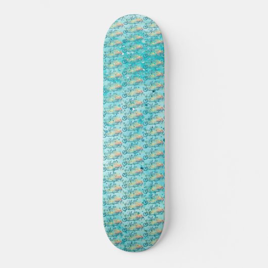 Hallo Zomer Persoonlijk Skateboard (Voorkant)