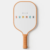 hallo zomer Pickleball Paddle modern (Voorkant)