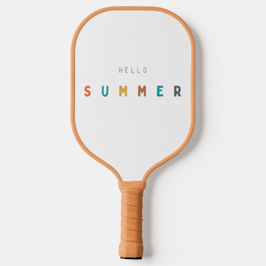 hallo zomer Pickleball Paddle modern (Achterkant)