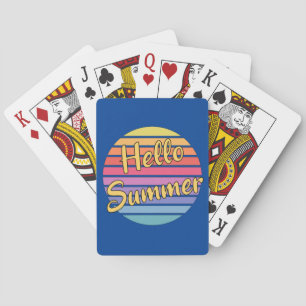 Hallo Zomer Pokerkaarten