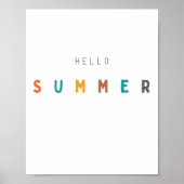 hallo zomer. Poster en Prints (Voorkant)