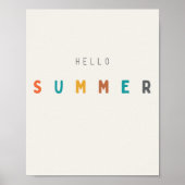 hallo zomer. Poster en Prints (Voorkant)