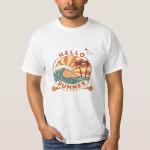Hallo Zomer: Retro Beach Vibes T-shirt