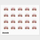 Hallo zomer  ronde sticker (Vel)