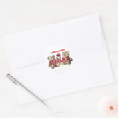 Hallo zomer  ronde sticker (Envelop)