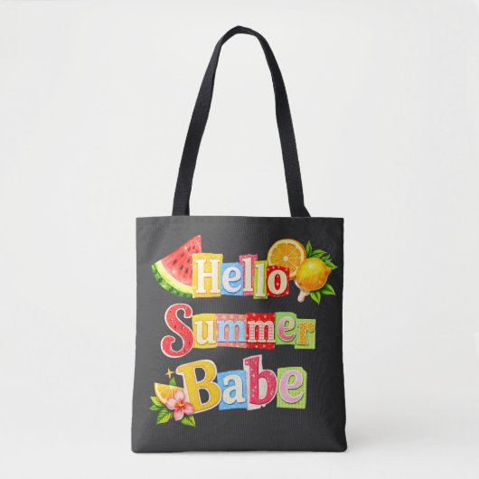 Hallo zomer schatje tote bag (Voorkant)
