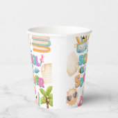 Hallo Zomer! School's Out Zomer Zwembad Party Papieren Bekers (Rechts)