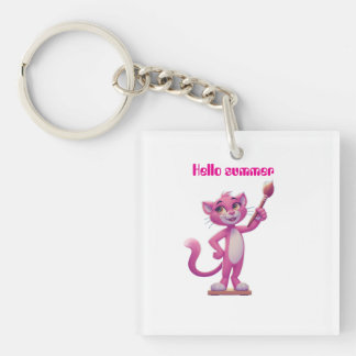 Hallo zomer sleutelhanger