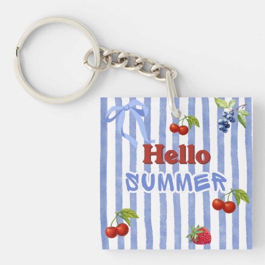 Hallo Zomer Sleutelhanger (voorkant)