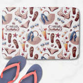 Hallo Zomer Strand Badmat | Cute Kust Badmat