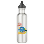 Hallo Zomer Strand Scène Waterfles (Links)