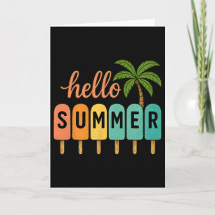 Hallo Zomer Strand Vakantie Ijsje Ijslolly Gif Kaart