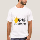 hallo zomer t-shirt (Voorkant)