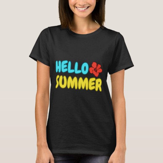 Hallo Zomer T-Shirt (Voorkant)
